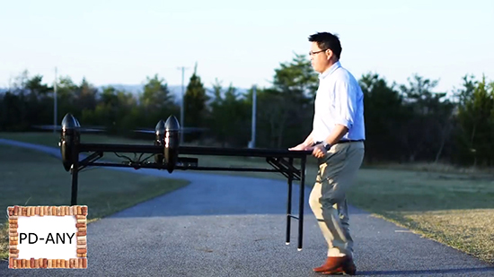 有了這個(gè)配件，你坐的凳子也能秒變四軸飛行器隨時(shí)上天