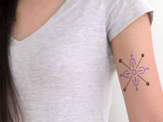 取代穿戴設(shè)備！全新智能紋身酷斃了