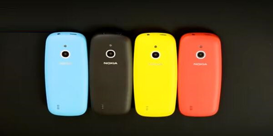 諾基亞3310 3G版美國發(fā)售：多種配色，售價400元