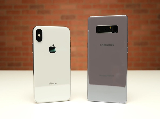 蘋果iPhone X三星Note8速度對(duì)比：機(jī)皇地位已不保！
