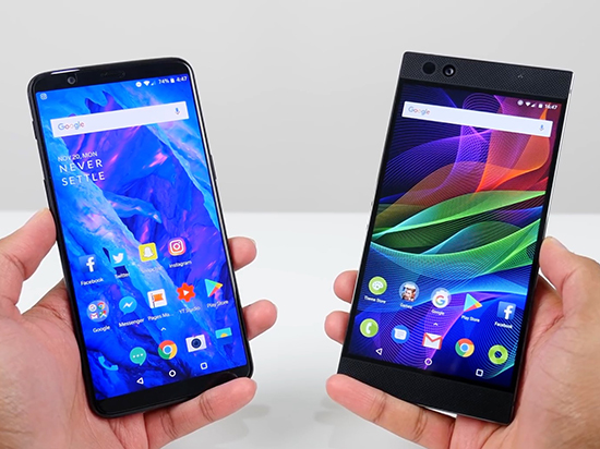 安卓性能之王對(duì)決：雷蛇Razer Phone速度對(duì)比一加5T