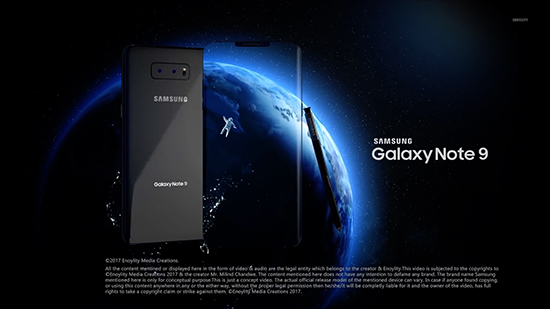 三星Note 9曝光: 屏占比高達(dá)99.9%, 還有全新屏下指紋識(shí)別