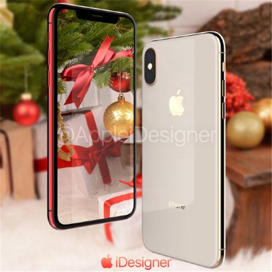 iPhone X新配色渲染圖曝光：紅黑撞色設計，有點騷氣