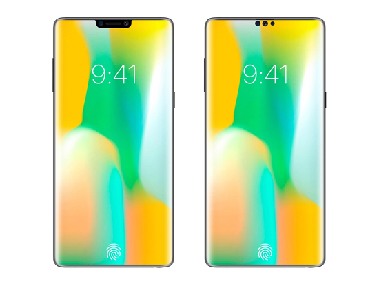 三星真全面屏新專利曝光：開孔可隱藏，顏值比蘋果劉海屏高太多！