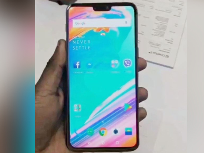 一加手機(jī)6真機(jī)諜照曝光：最窄邊框驍龍845旗艦 外型神似iPhone X