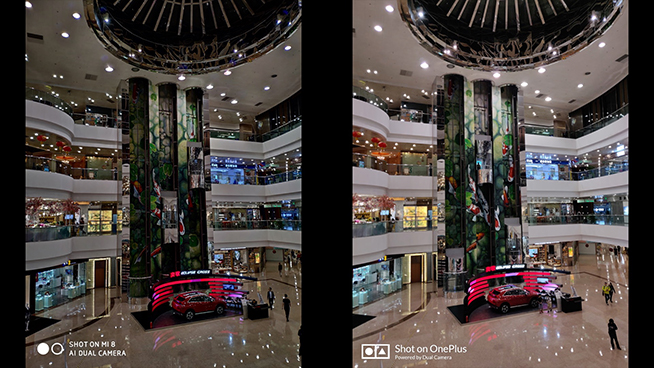 小米8一加6T超級(jí)夜景模式拍攝效果對(duì)比：小米大幅領(lǐng)先一加