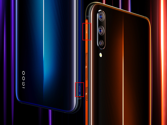 iQOO手機(jī)持續(xù)曝光：藍(lán)橙兩大配色搶眼 后置三攝外還有游戲觸控按鍵