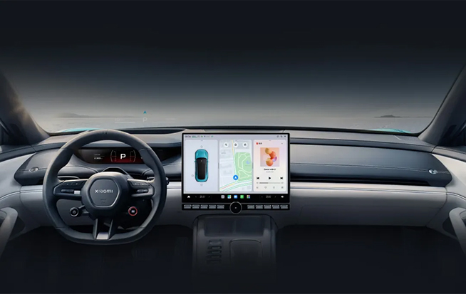 超窄大屏高清視界！小米SU7中控生態(tài)屏C位驚艷