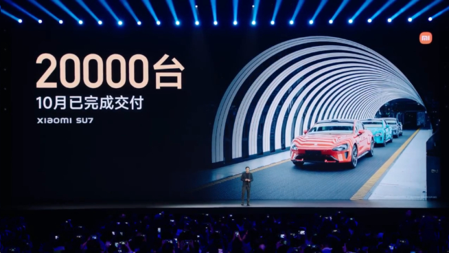 小米SU7里程碑：超越特斯拉Model 3！單月交付提前突破2萬臺(tái)